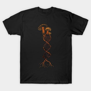 Mushroom DNA Science T-Shirt